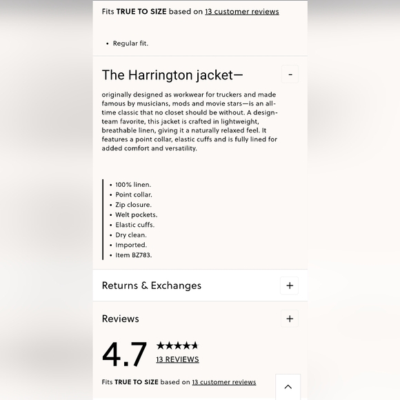 J. Crew NWT Harrington Jacket in Linen Plaid - Picture 4 of 4